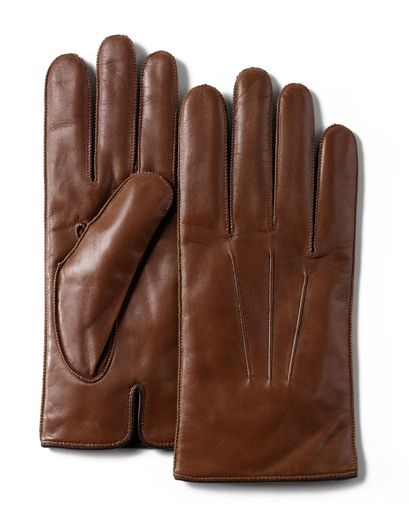 Classic Three-Point Stitch Genuine Leather Gloves